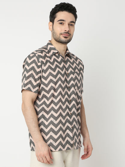 Relaxed Fit Printed Half Sleeve Shirts