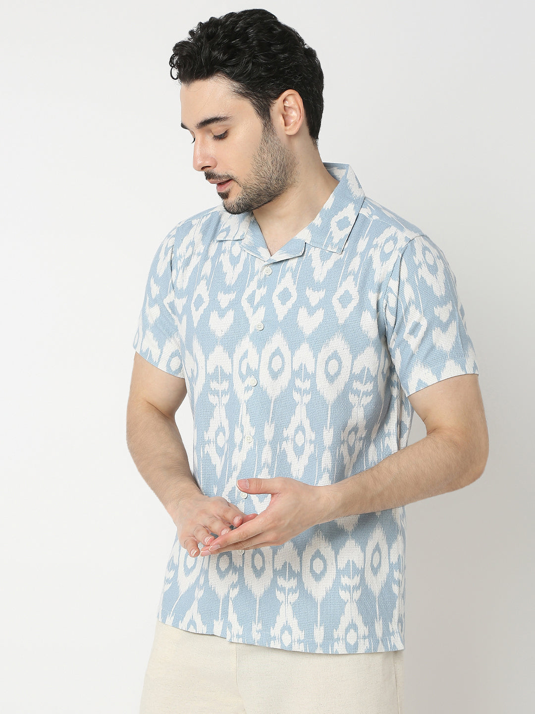 Relaxed Fit Printed Half Sleeve Shirts