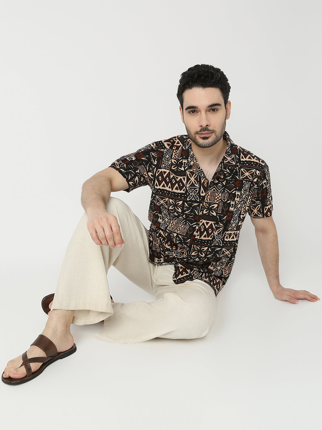 Relaxed Fit Printed Half Sleeve Shirts