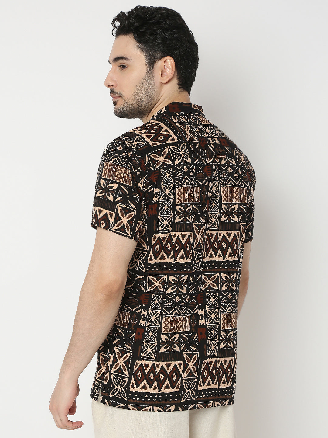 Relaxed Fit Printed Half Sleeve Shirts