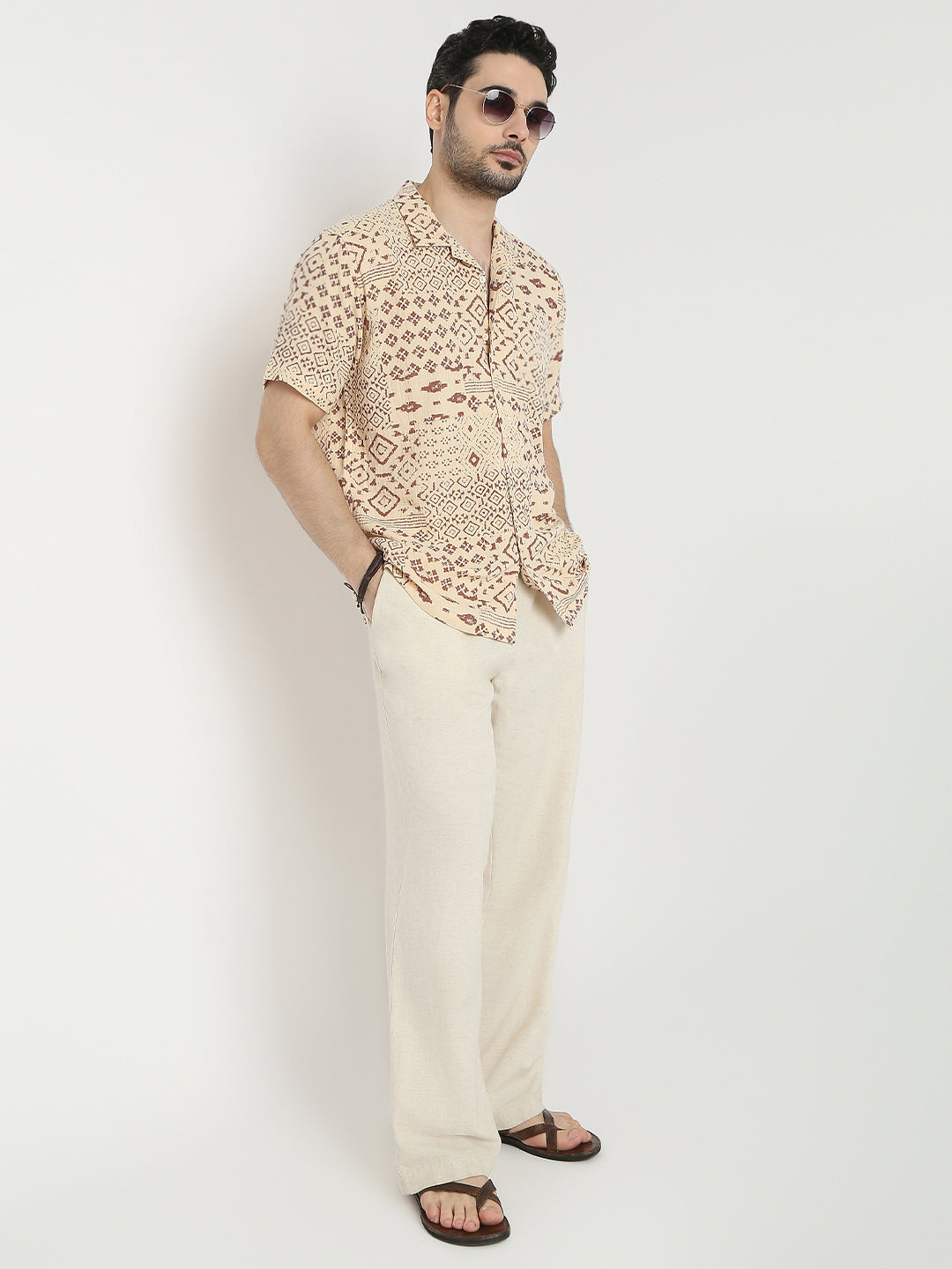 Regular Fit Printed Half Sleeve Shirts