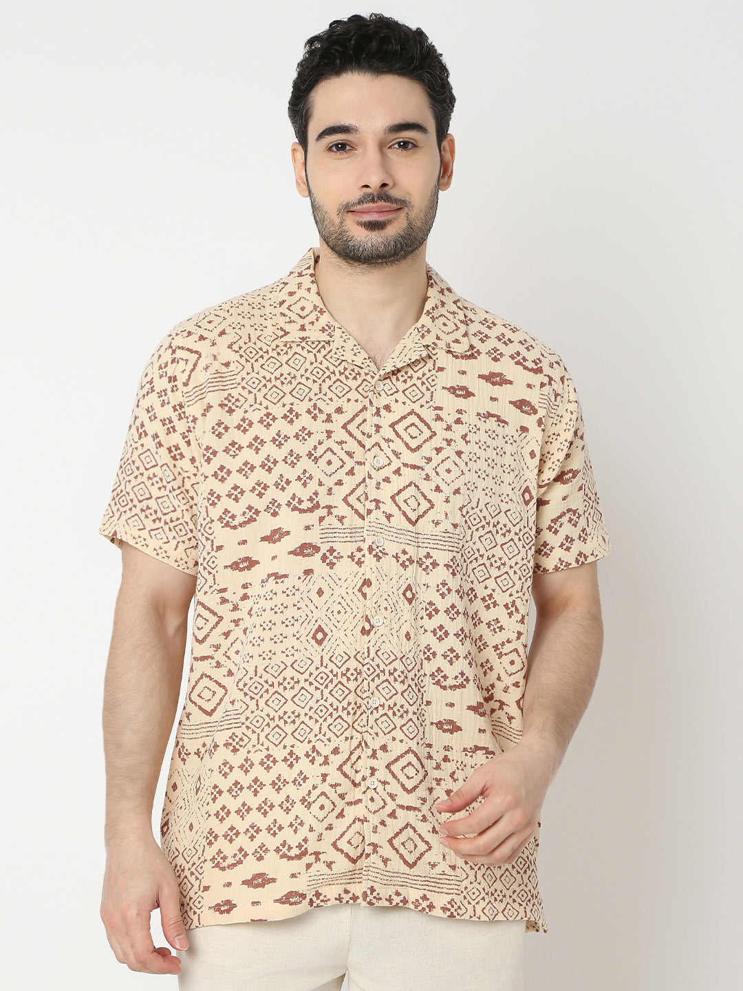 Regular Fit Printed Half Sleeve Shirts
