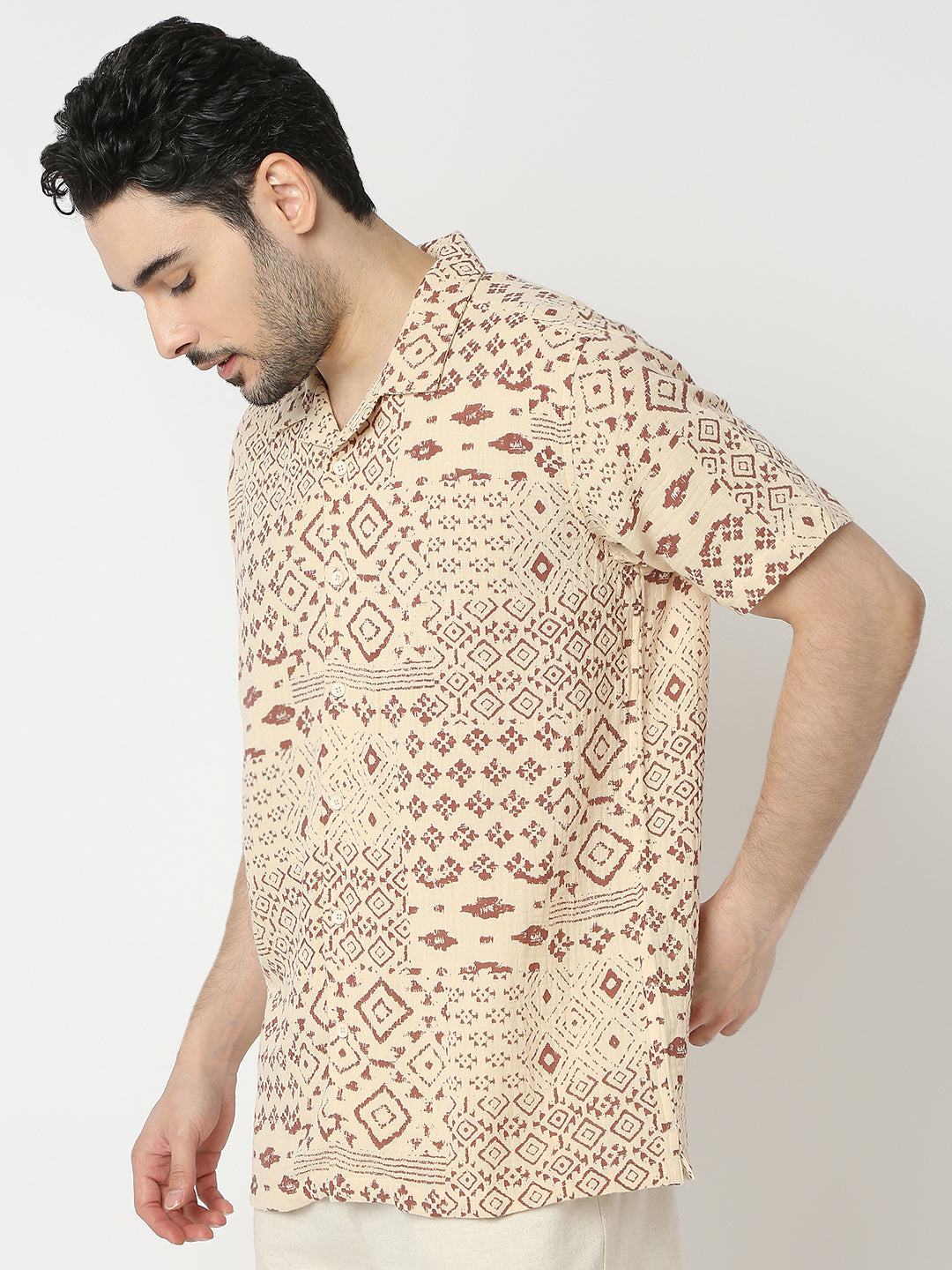 Regular Fit Printed Half Sleeve Shirts