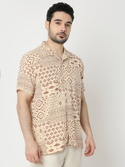 Regular Fit Printed Half Sleeve Shirts