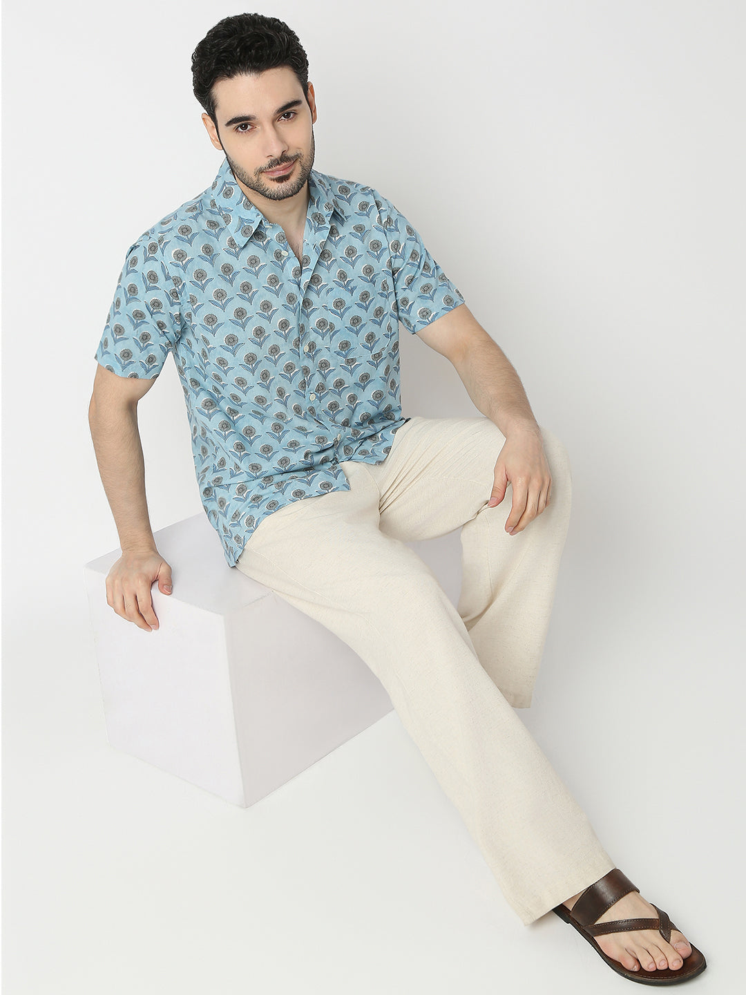Regular Fit Printed Half Sleeve Shirts