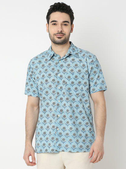 Regular Fit Printed Half Sleeve Shirts