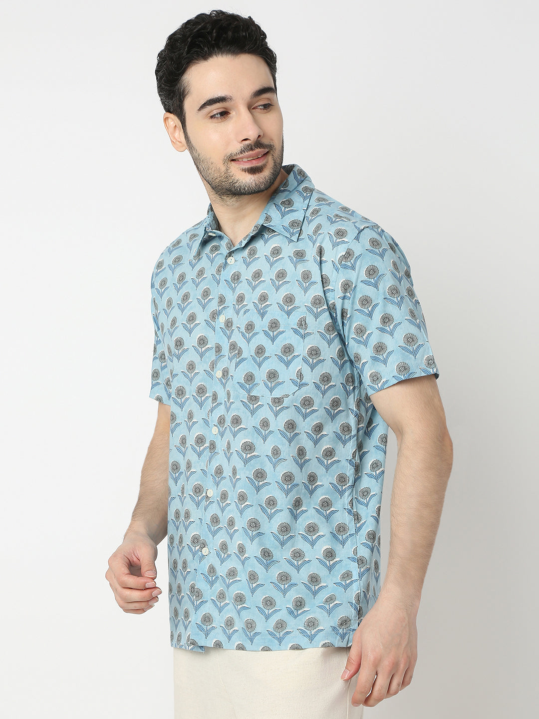 Regular Fit Printed Half Sleeve Shirts