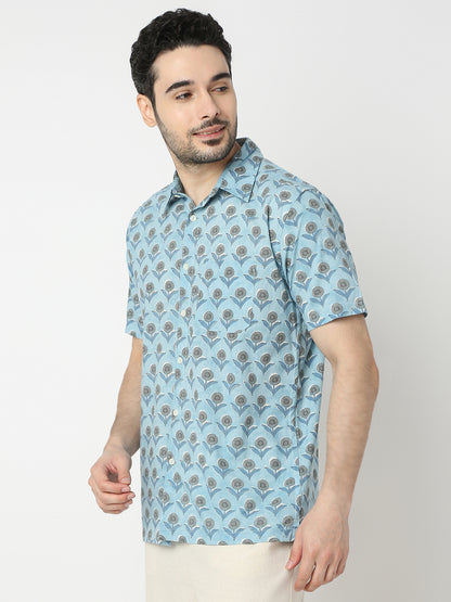 Regular Fit Printed Half Sleeve Shirts