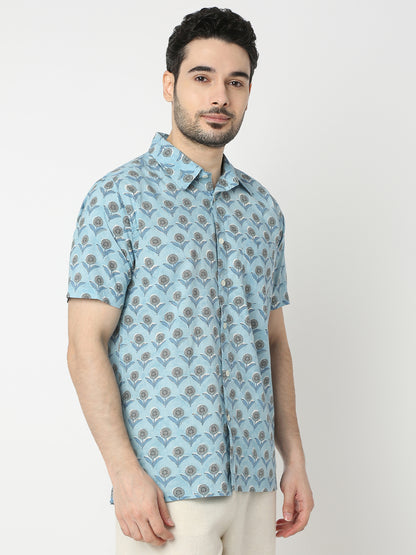 Regular Fit Printed Half Sleeve Shirts