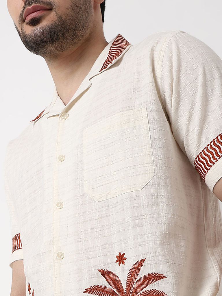 Embroidered Cuban Shirt