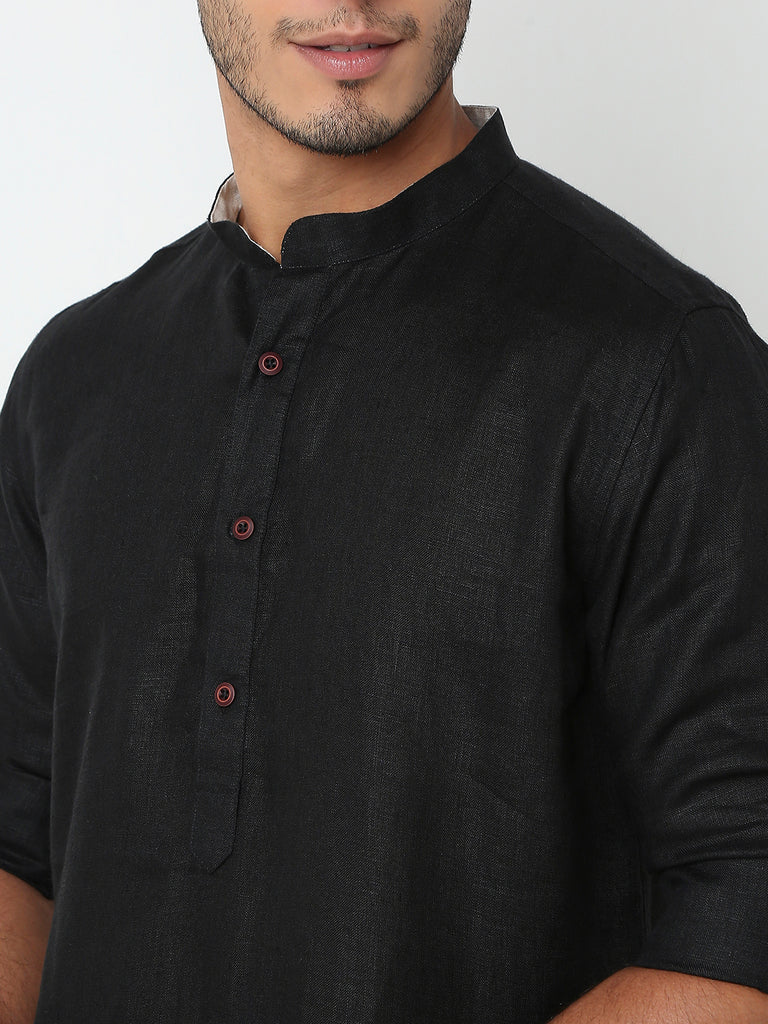 Regular Fit Solid Kurta