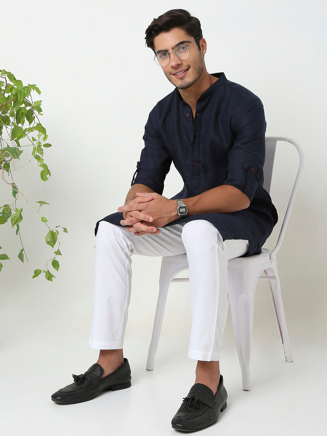 Regular Fit Solid Kurta