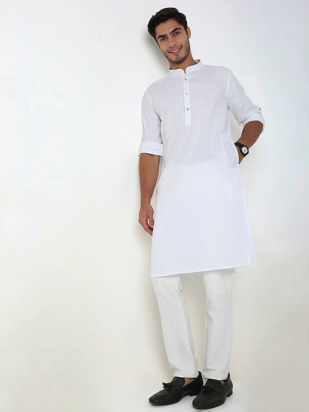 Regular Fit Solid Kurta