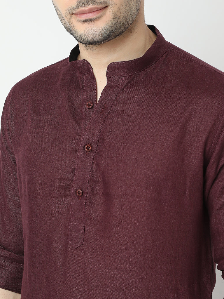 Regular Fit Solid Kurta