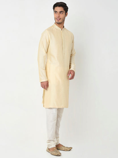 Regular Fit Jacquard Kurta