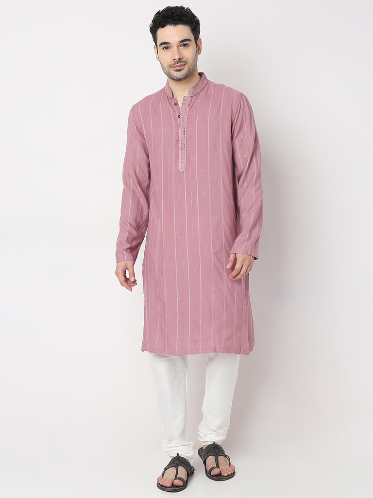 Regular Fit Embroidered Kurta