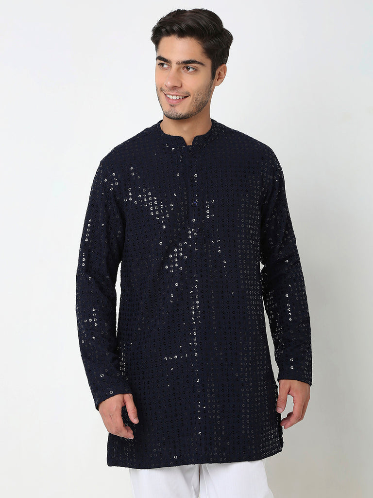 Regular Fit Embroidered Kurta