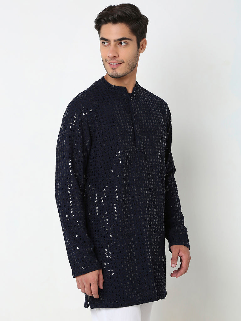 Regular Fit Embroidered Kurta