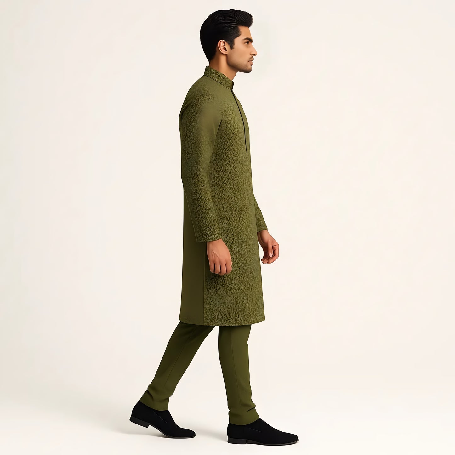 Embroidered Schiffli Kurta