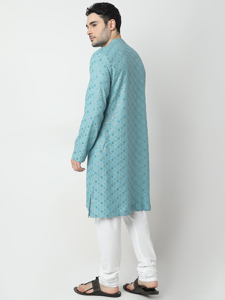 Regular Fit Embroidered Kurta