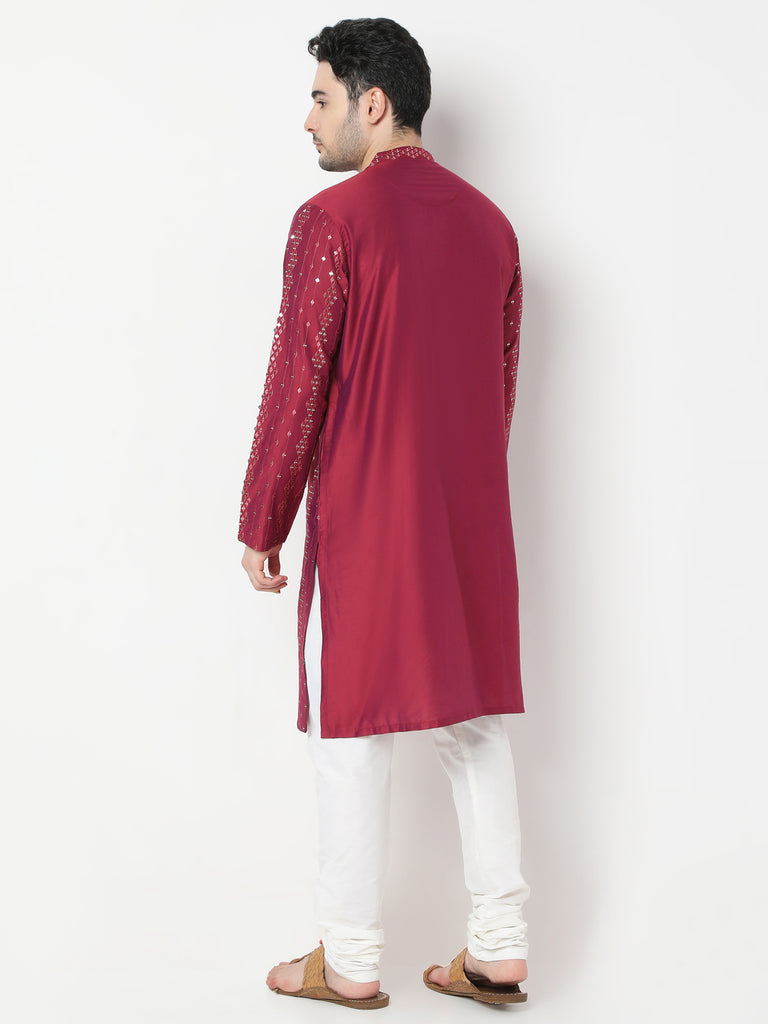 Regular Fit Embellished Kurta