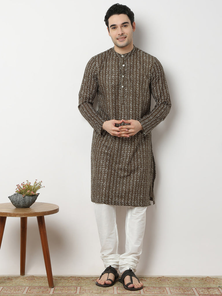 Regular Fit Printed Straight Kurta