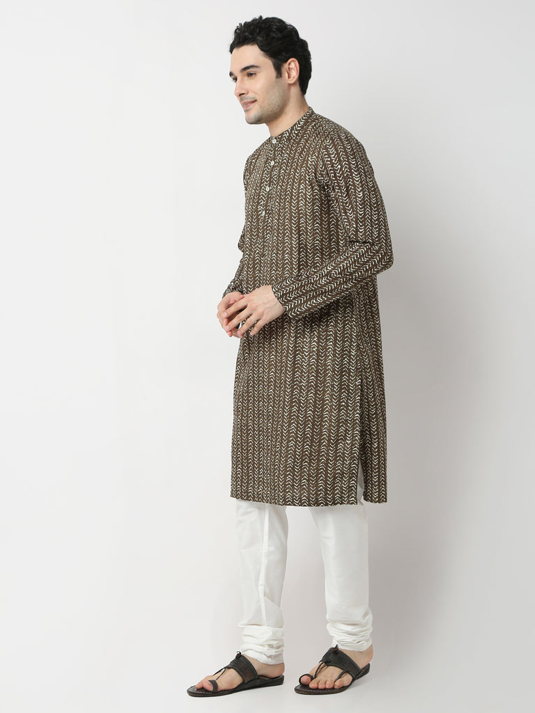 Regular Fit Printed Straight Kurta