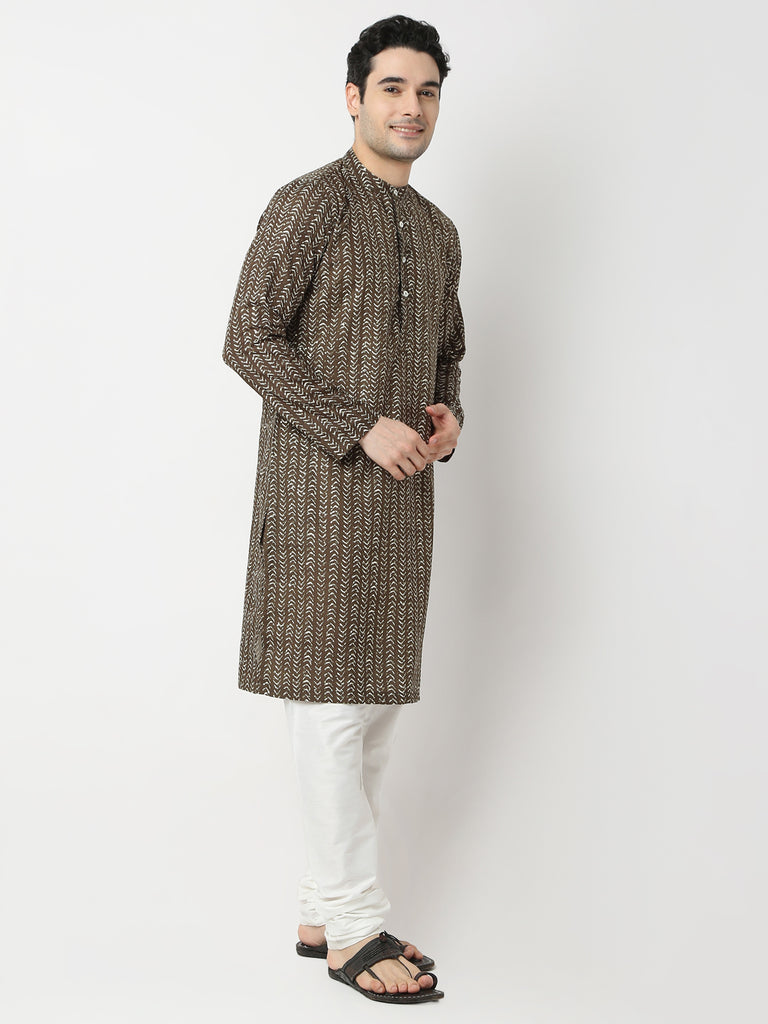 Regular Fit Printed Straight Kurta