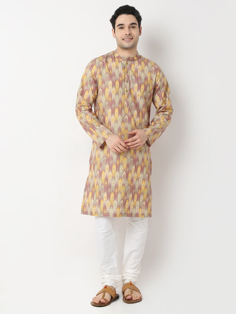 Regular Fit Printed Straight Kurta