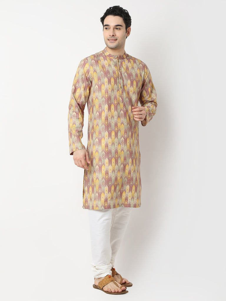 Regular Fit Printed Straight Kurta