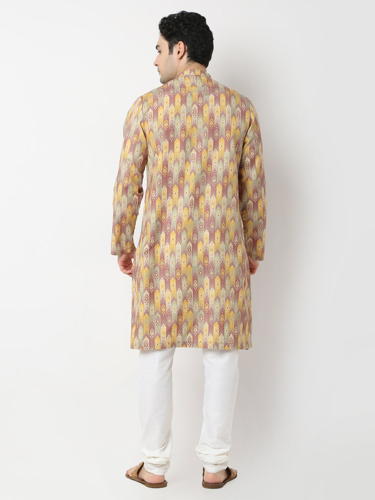 Regular Fit Printed Straight Kurta