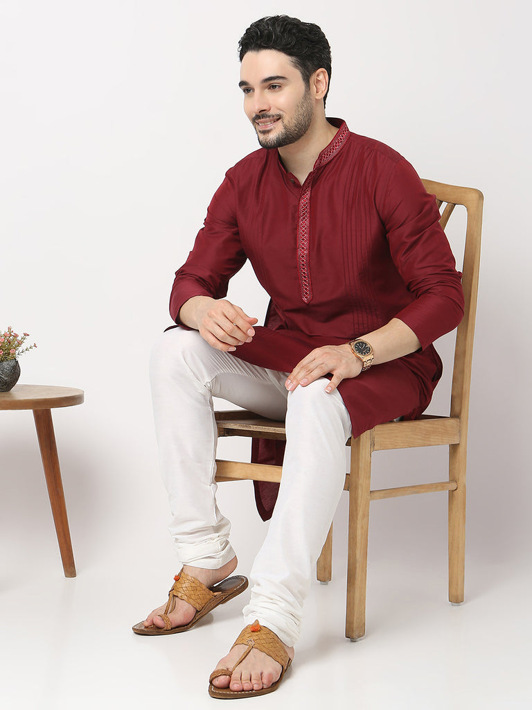 Regular Fit Solid Kurta