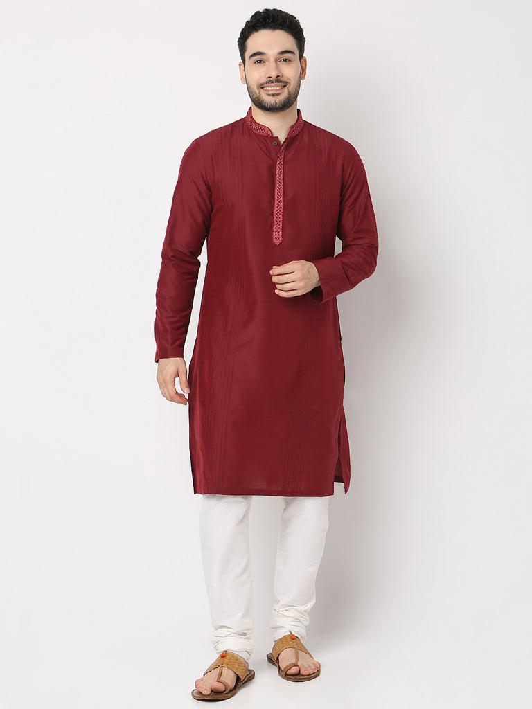 Regular Fit Solid Kurta