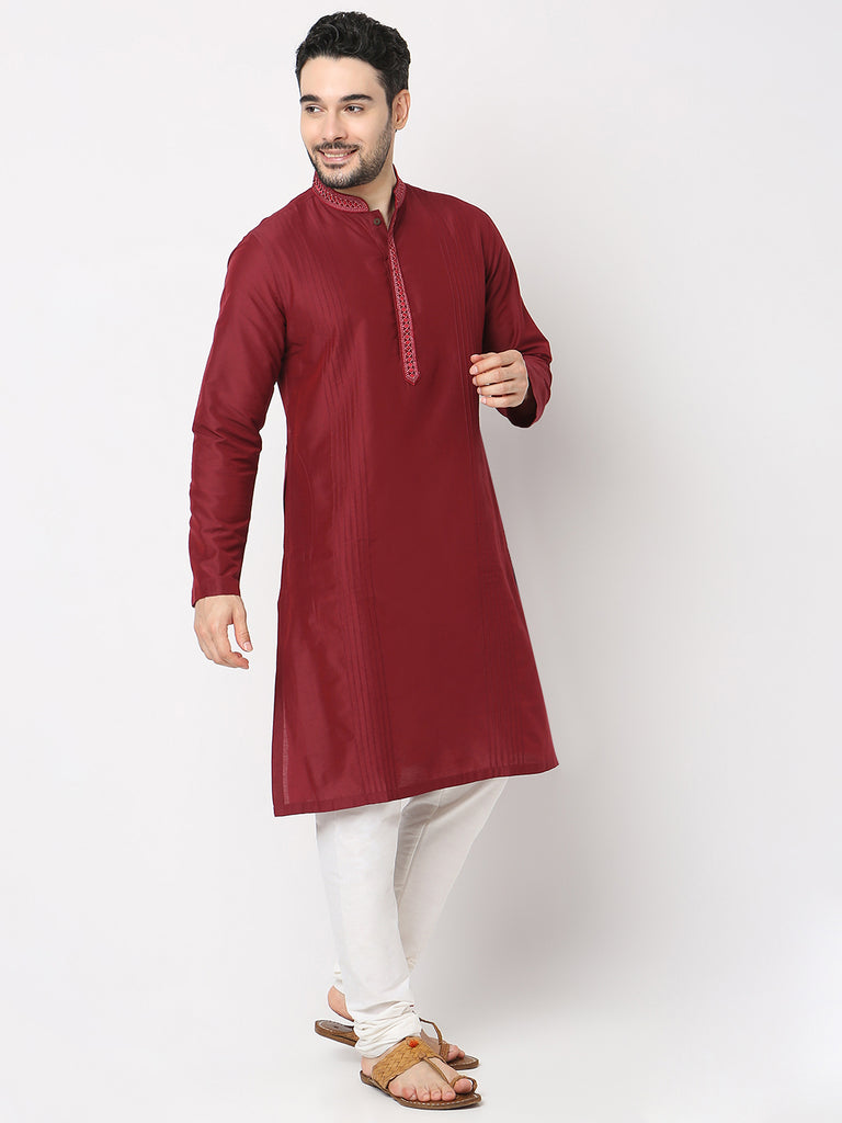 Regular Fit Solid Kurta