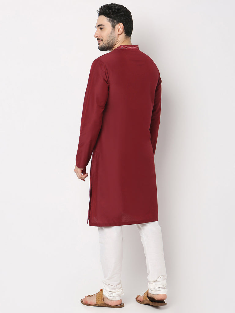 Regular Fit Solid Kurta