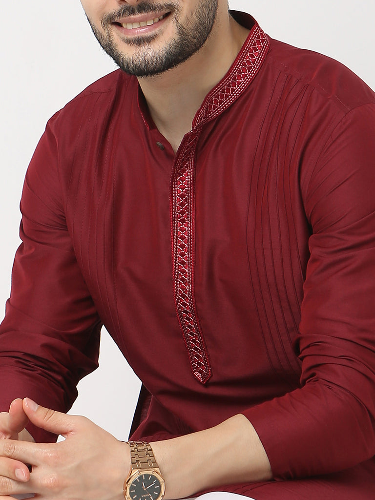 Regular Fit Solid Kurta