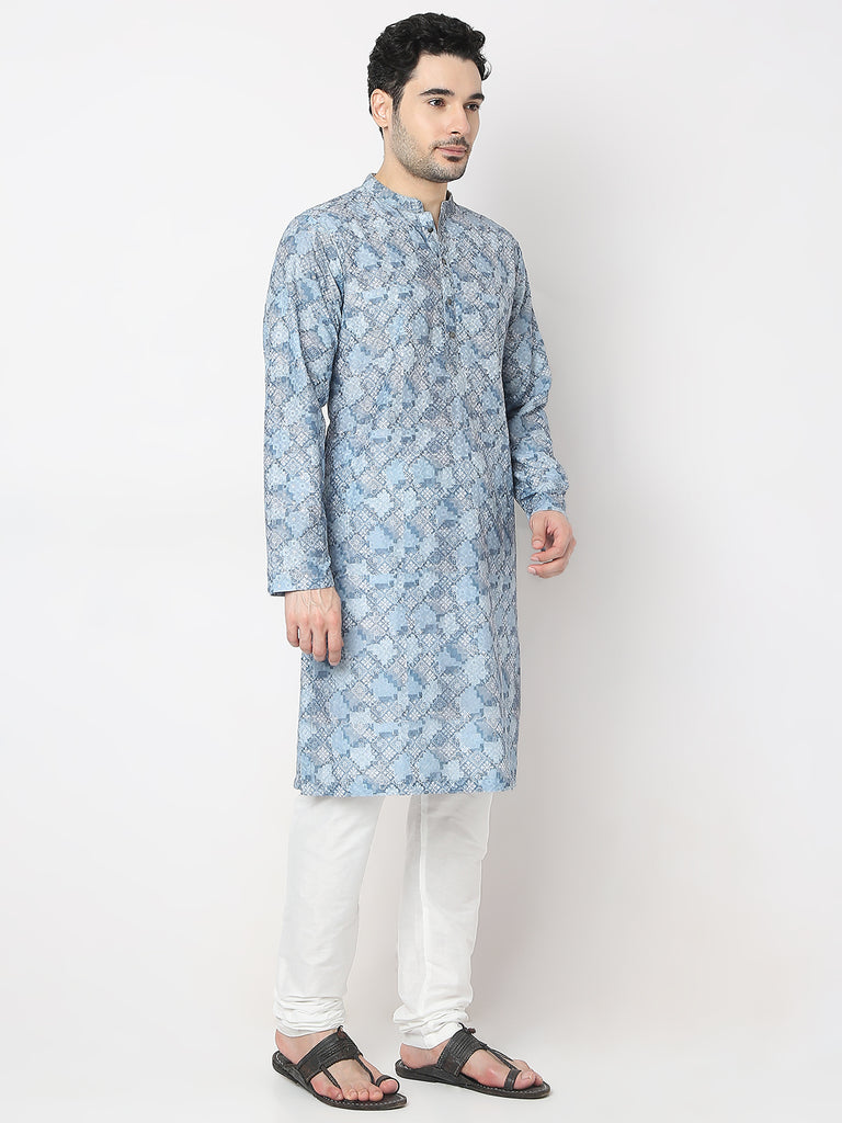 Regular Fit Embroidered Kurta