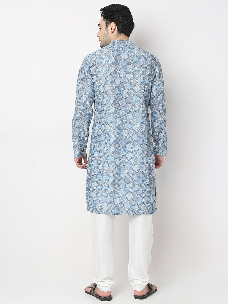 Regular Fit Embroidered Kurta