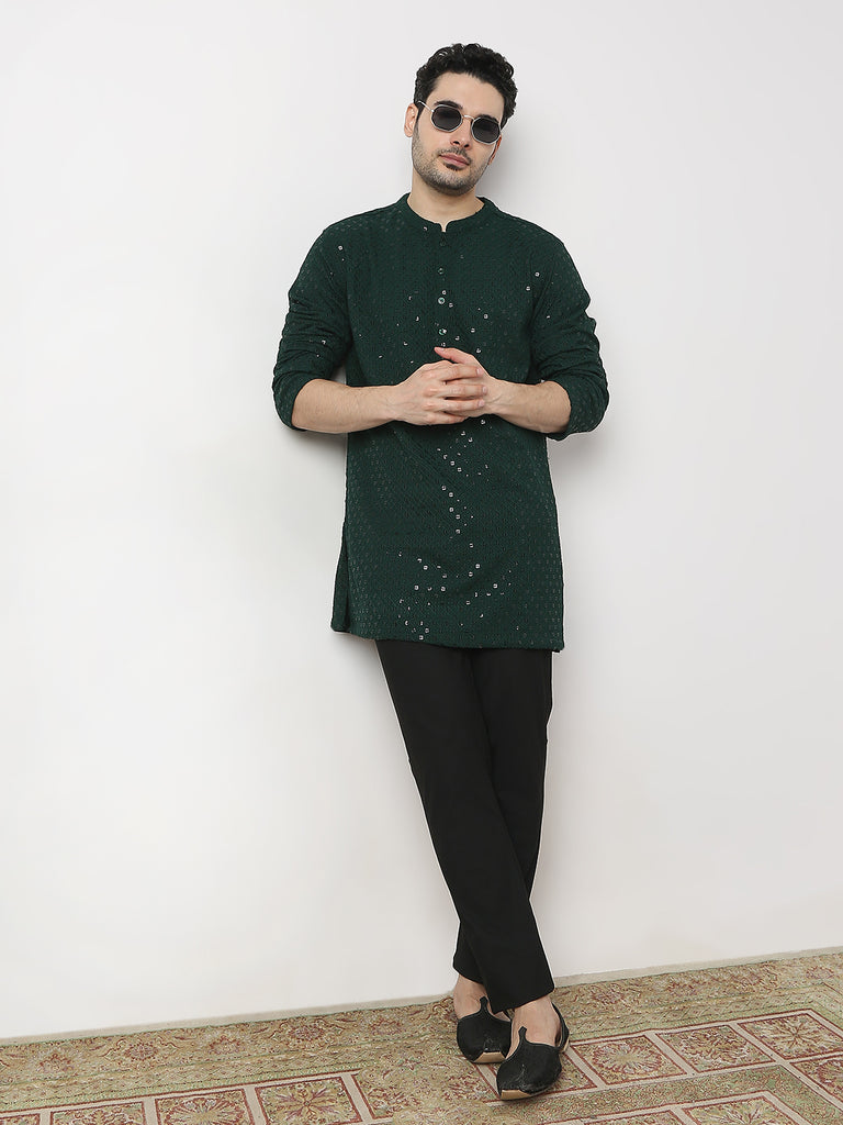 Regular Fit Embroidered Kurta