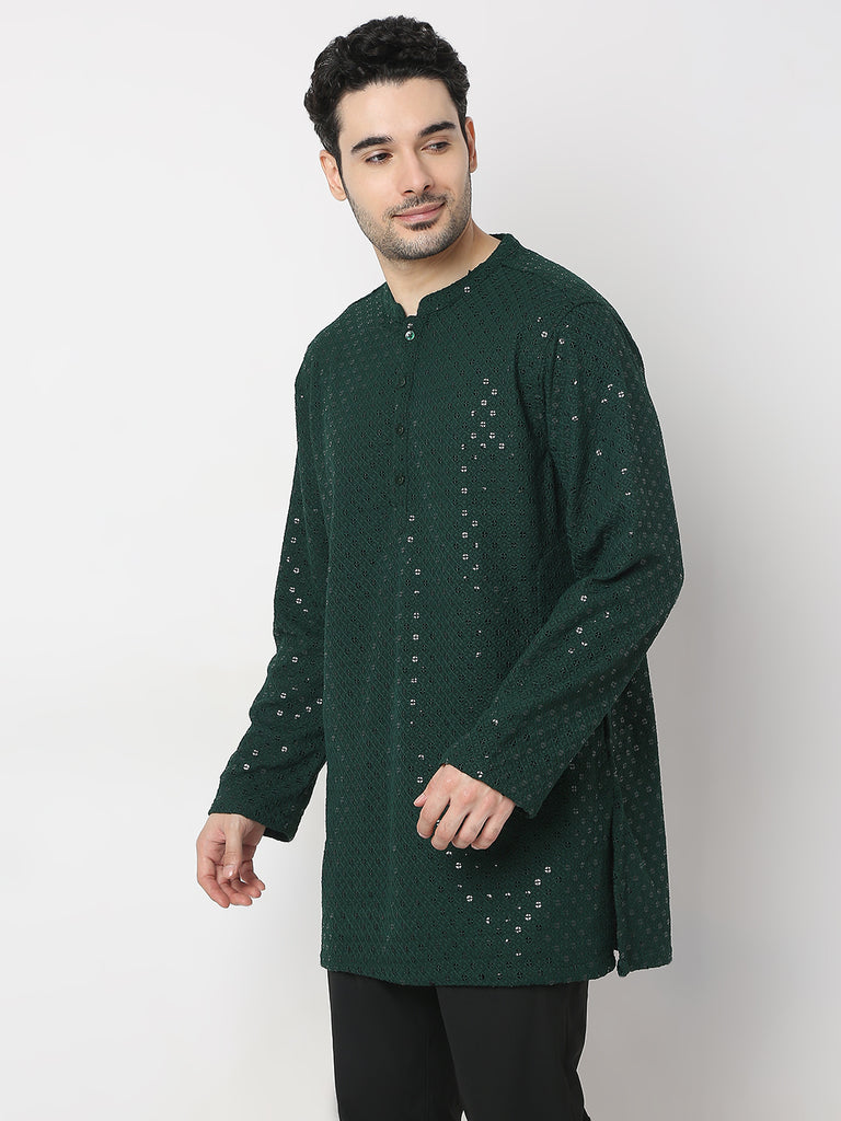 Regular Fit Embroidered Kurta