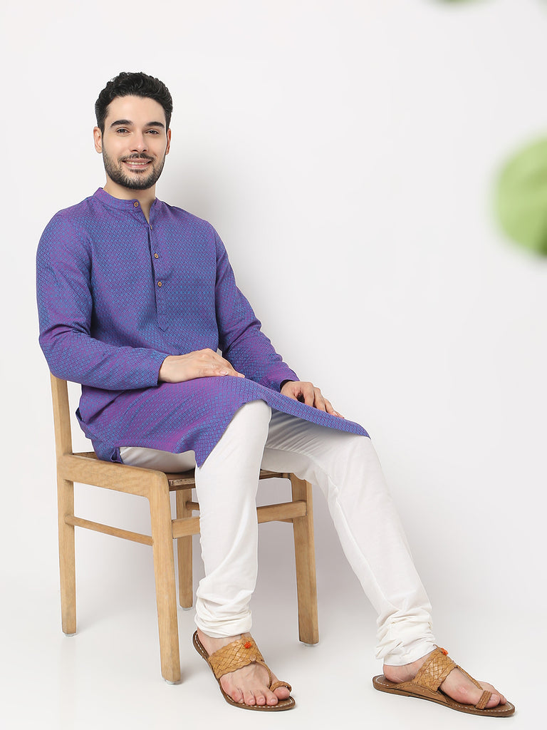 Regular Fit Structured Kurta