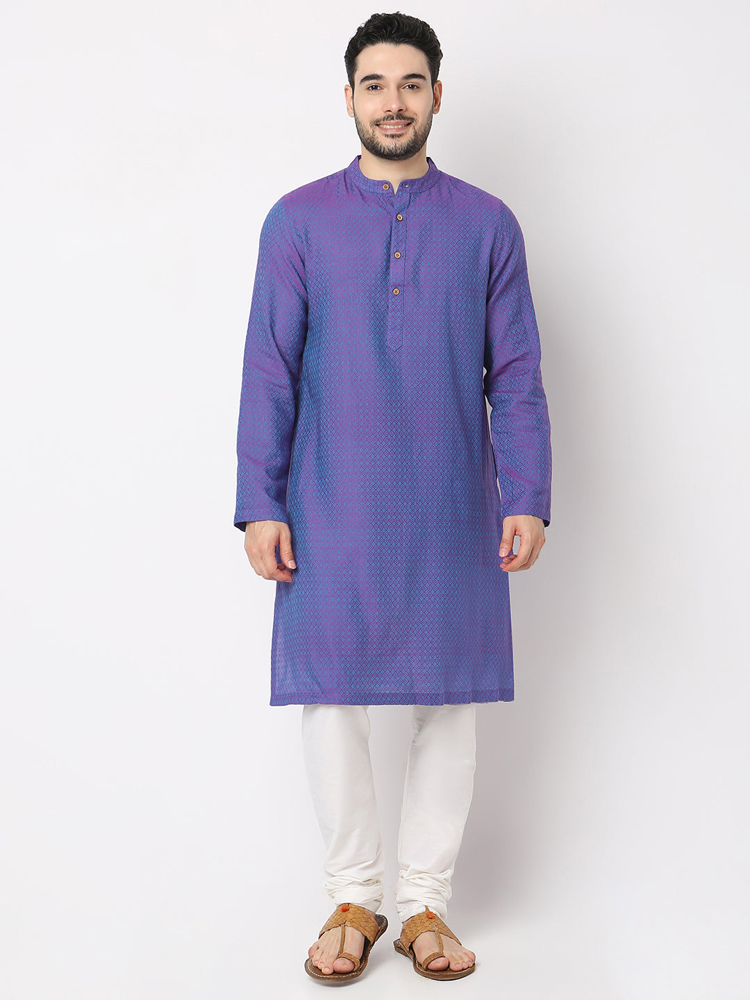 Regular Fit Structured Kurta