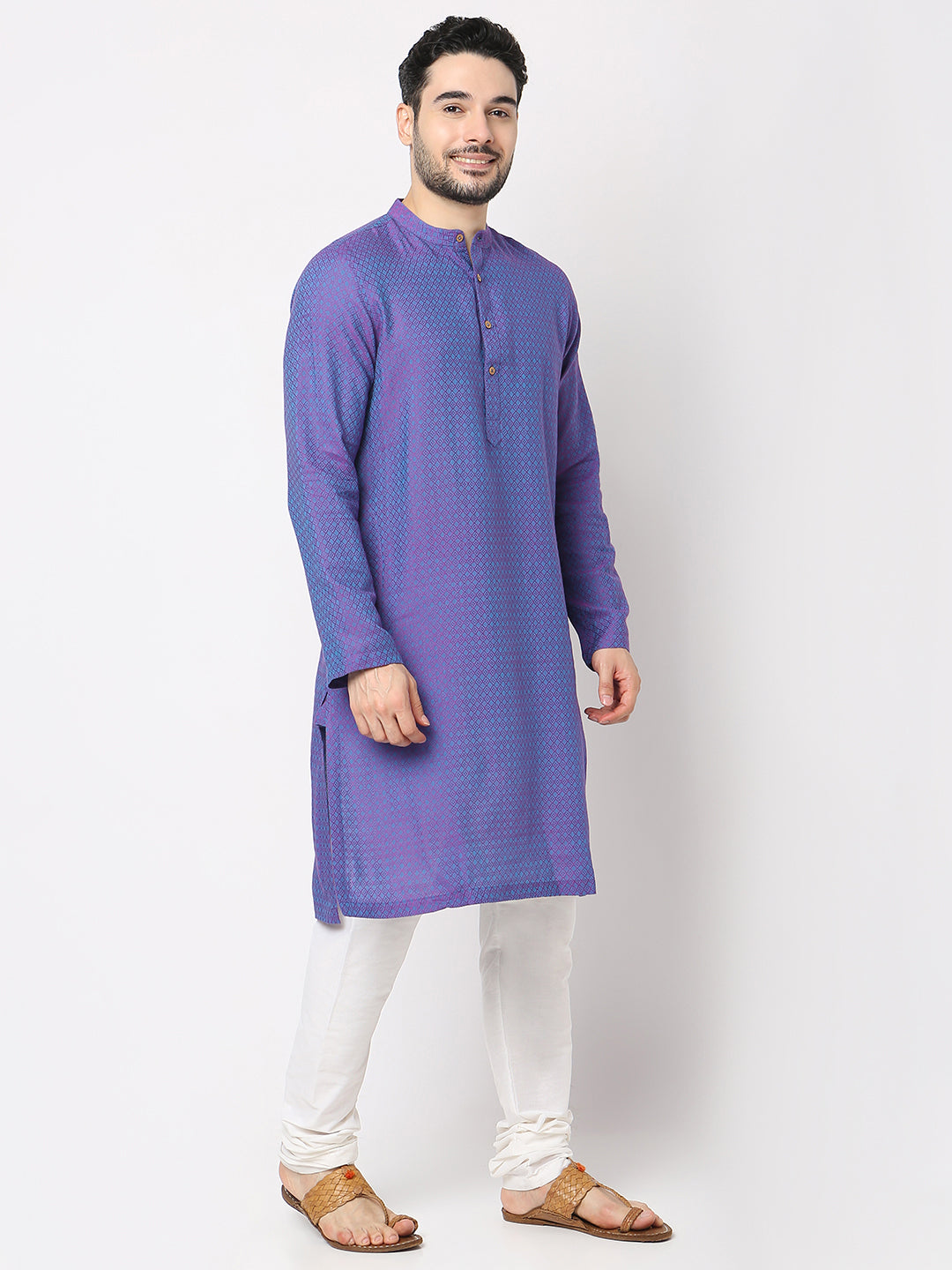 Regular Fit Structured Kurta