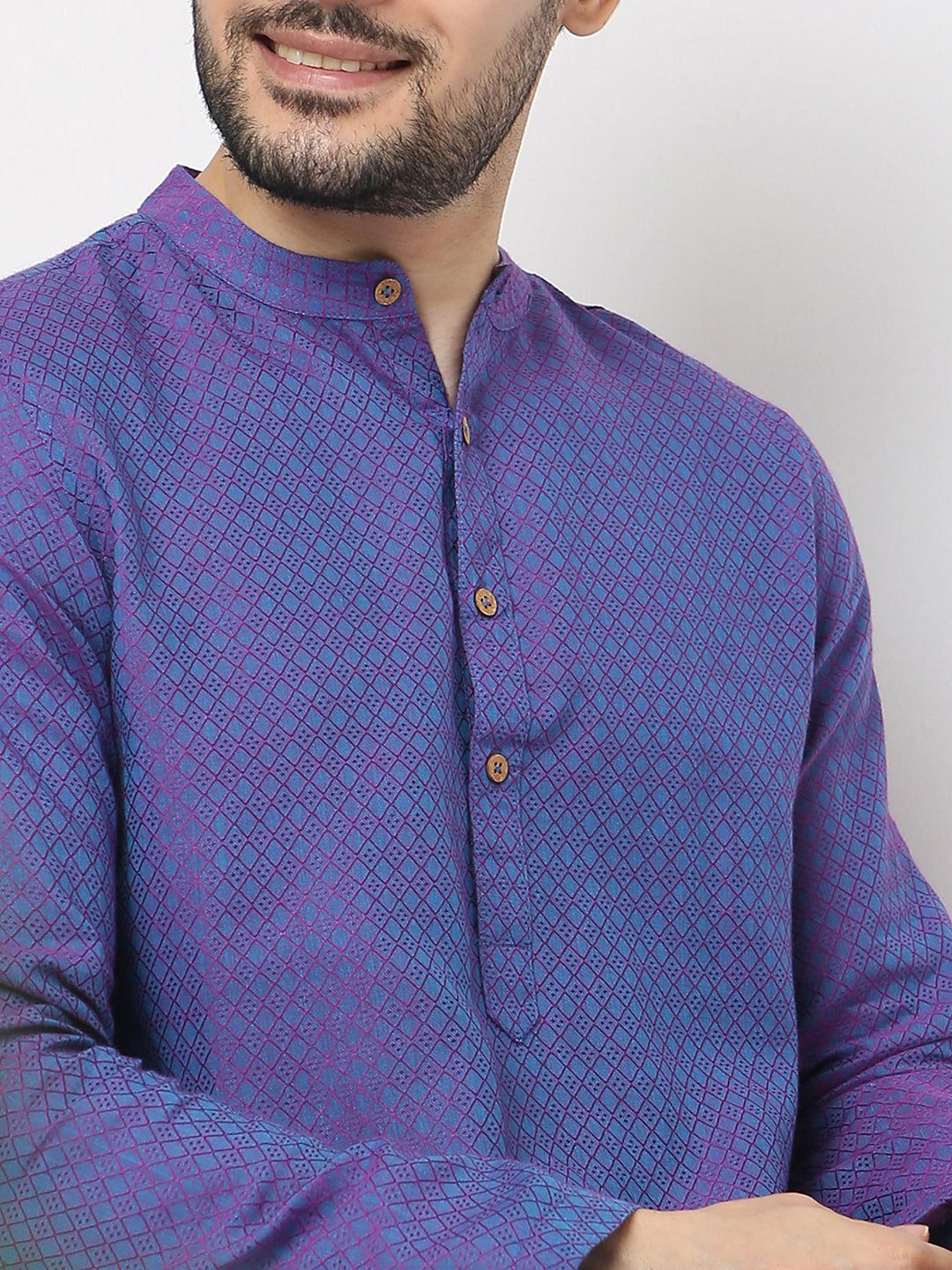 Regular Fit Structured Kurta