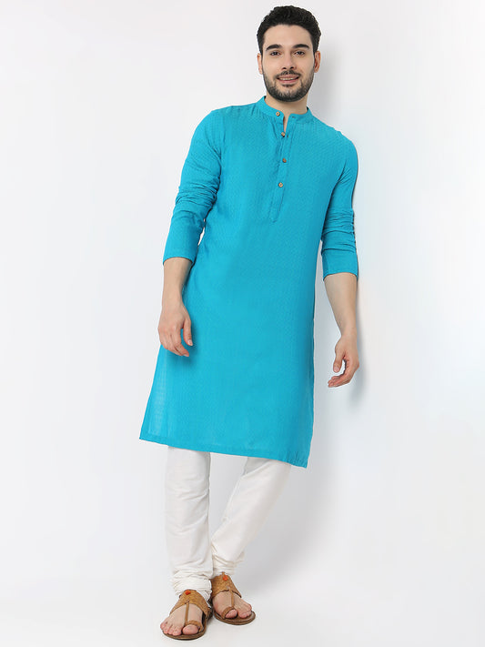 Regular Fit Structured Kurta