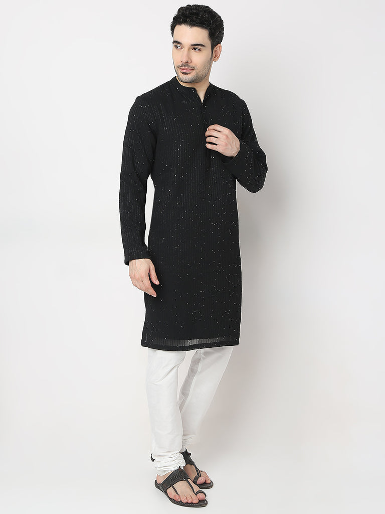 Regular Fit Embellished Kurta