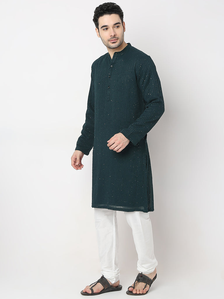 Regular Fit Embellished Kurta