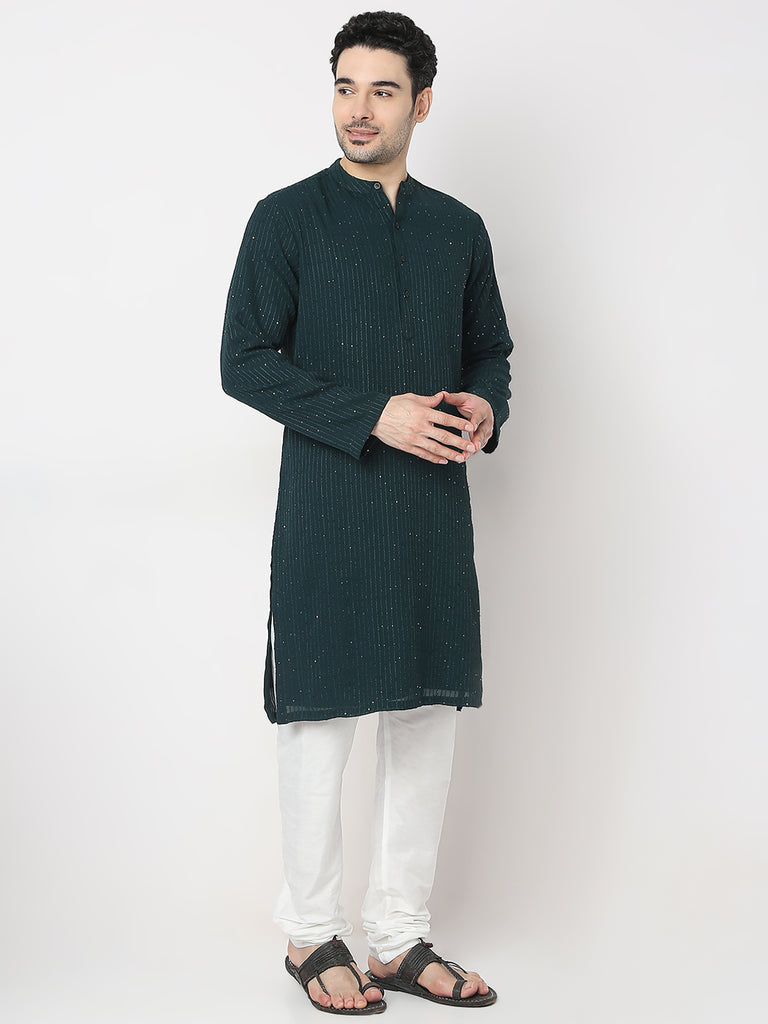 Regular Fit Embellished Kurta