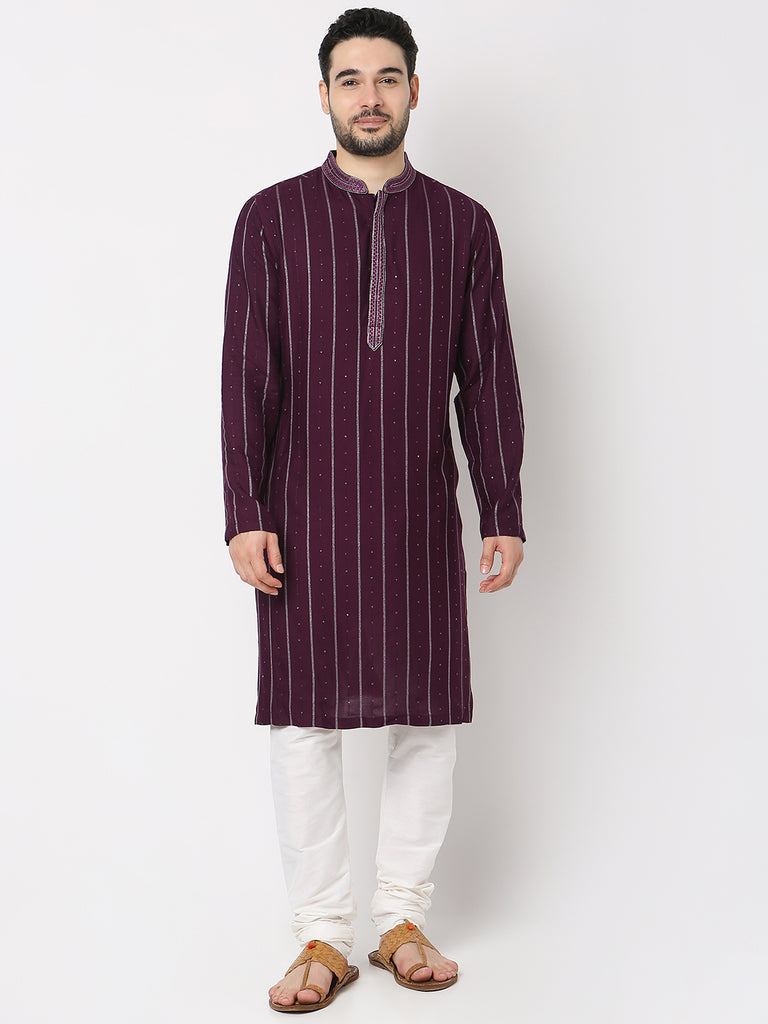 Regular Fit Embellished Kurta