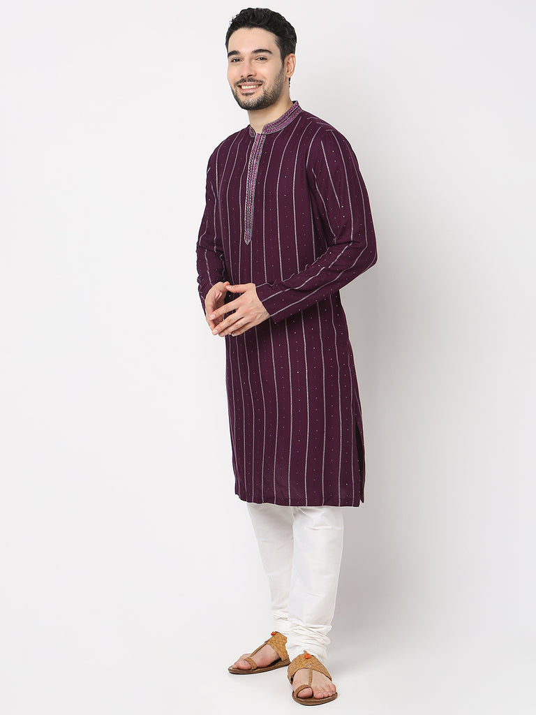 Regular Fit Embellished Kurta